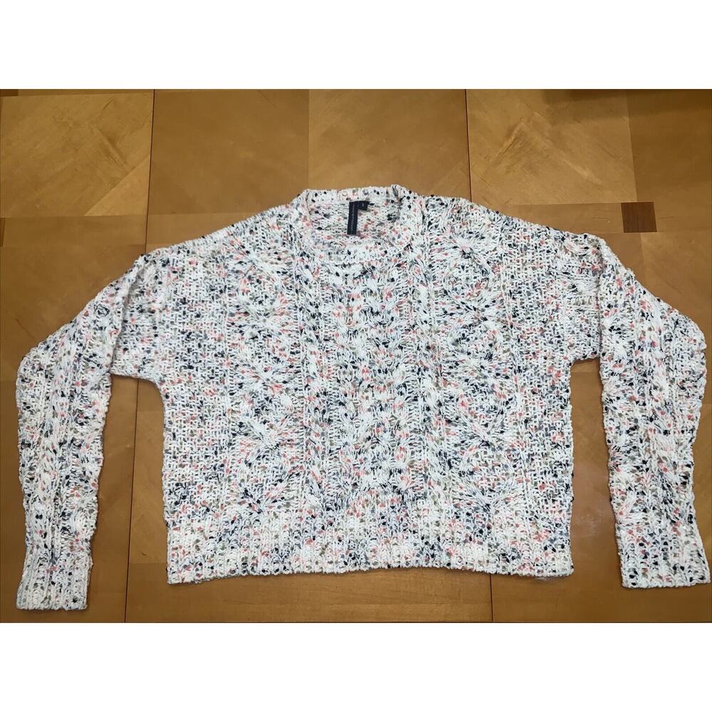 moon & madison Multi-Color Knit Pullover Sweater Size S